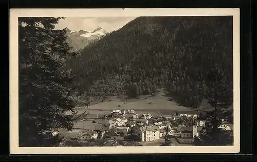 AK Mallnitz, Panorama mit Ankogel vom Berg aus gesehen