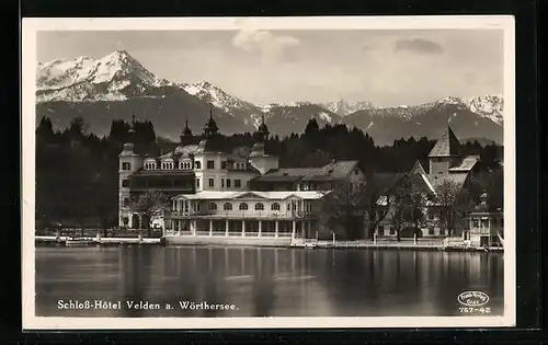 AK Velden am Wörthersee, Schloss-Hotel Velden