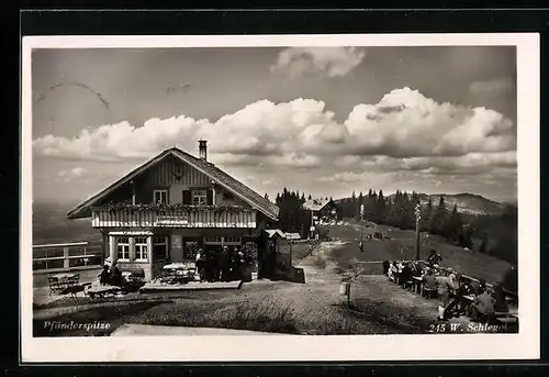 AK Bregenz, Wirtschaft Pfänderspitze mit Hochberg