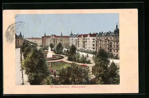 AK Wilmersdorf, Blick auf den Kaiserplatz