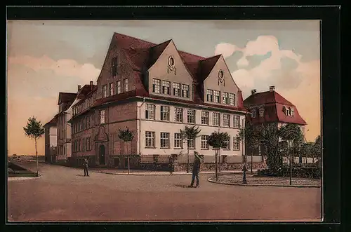 AK Friedberg i. H., Blick auf die Gewerbeschule