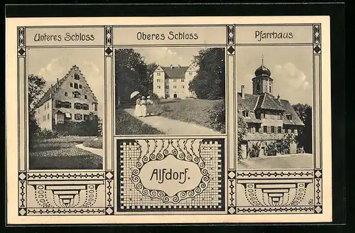 AK Alfdorf, Unteres und Oberes Schloss, Pfarrhaus