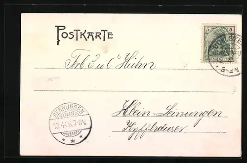 AK Mühlhausen i. Thür., Gasthaus Waldfrieden