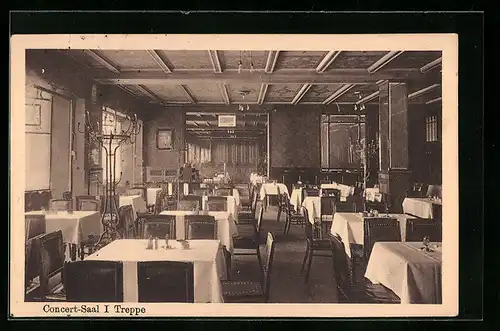 AK Berlin-Tiergarten, Restaurant Alt Bayern, Concert-Saal, Potsdamerstr. 127 /8