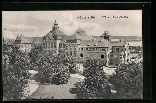 AK Cöln /Rh., Cölner Hochschulen aus der Vogelschau