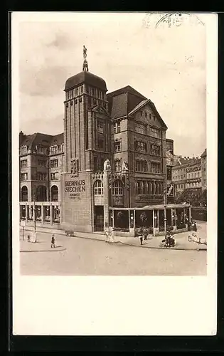 AK Berlin, Bierhaus Siechen am Potsdamer Platz