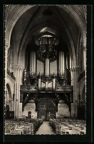 AK Angers, Les Grandes Orgues de la Cathedrale St. Maurice, Orgel