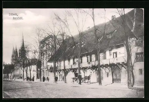 AK Lübeck, Ortspartie am Reinfeld