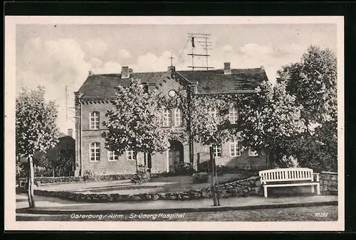 AK Osterburg /Altm., Blick auf das St. Georg Hospital