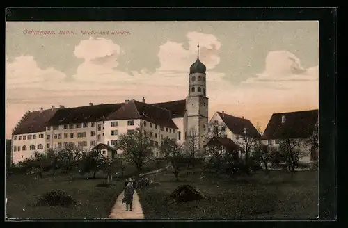 AK Oehningen, Kirche und Kloster