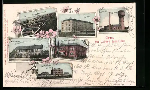 AK Lager Lechfeld, Kaserne, Elektriztäts- und Wasserwerk