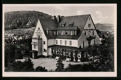 AK Oberschlema, Hotel Reinwart, Bes. Martin Reinwart