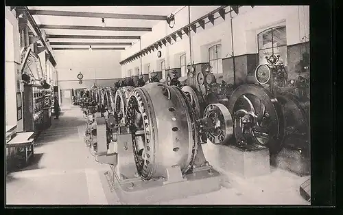 AK Neuchâtel-Boudry, Assemblée des Electriciens Suisses 1909, Usine génératrice du Pré aux Clées