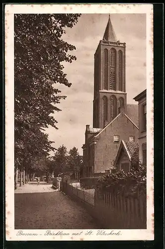 AK Bussum, Brinklaan met St. Vituskerk