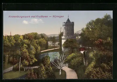 AK Nijmegen, Kronenburgerpark me Kruittoren