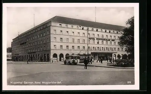 AK Wuppertal-Barmen, Hotel Wuppertaler Hof