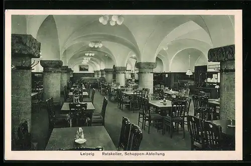 AK Leipzig, Ratskeller, Schoppen-Abteilung