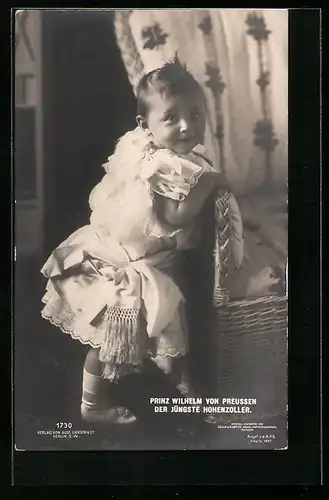 AK Prinz Wilhelm als heiteres Kleinkind