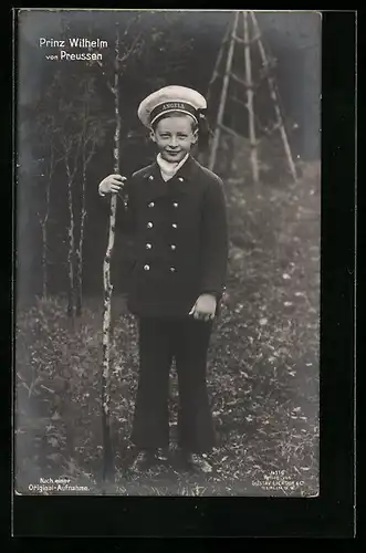 AK Prinz Wilhelm als Knabe in Marinejacke