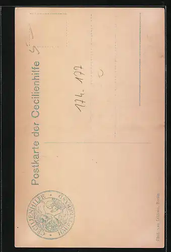 AK Kronprinzessin Cecilie mit Prinzessin Alexandrine