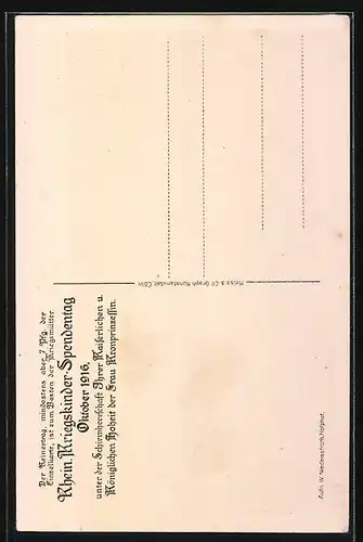 AK Kronprinzessin Cecilie mit ihrer Tochter auf dem Schoss