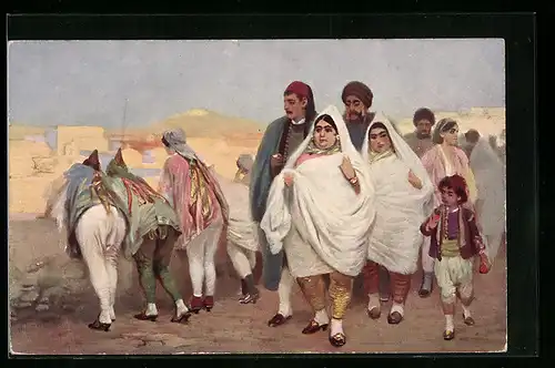 AK Juden mit Gewändern