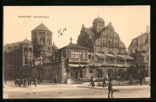 AK München, Künstlerhaus, Synagoge