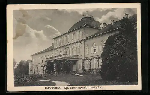 AK Hohenheim, Kgl. Landwirtschaftl. Hochschule