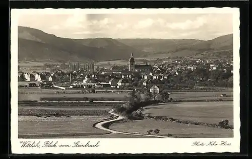 AK Wittlich, Blick vom Steinbruch auf den Ort