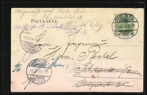 AK Berlin-Tiergarten, Blick von der Moltke-Brücke