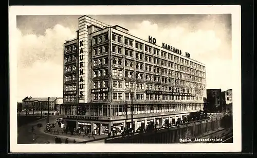 AK Berlin, HO Kaufhaus am Alexanderplatz