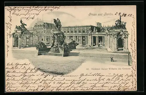 AK Berlin, Denkmal Kaiser Wilhelm des Grossen