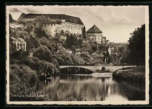 AK Tübingen, Blick auf Schloss