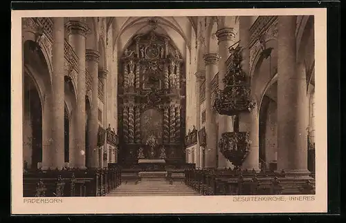 AK Paderborn, Inneres der Jesuitenkirche