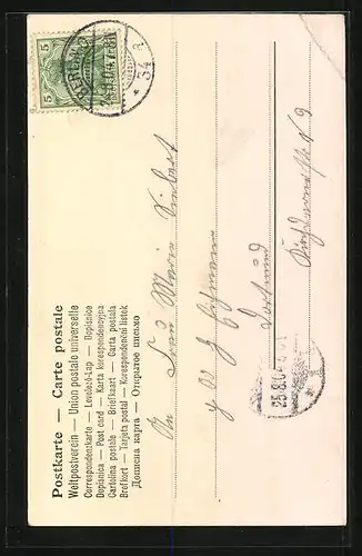 AK Berlin, Blick auf das Rote Rathaus, Königstrasse