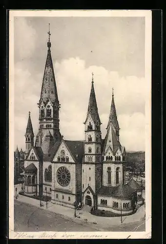 AK Berlin-Charlottenburg, Kaiser Wilhelm-Gedächtniskirche