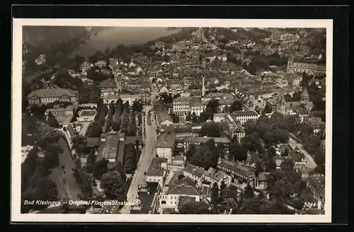 AK Bad Kissingen, Ortsansicht, Fliegeraufnahme