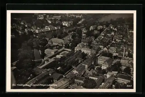 AK Bad Kissingen, Teilansicht, Fliegeraufnahme