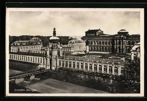 AK Dresden, Ansicht Zwinger
