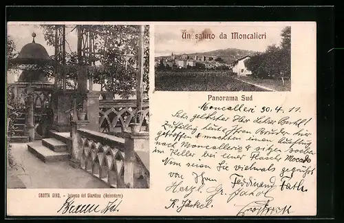 AK Moncalieri, Panorama Sud, Grotta Gino, interno del Giardino