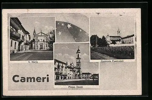 AK Cameri, Chiesa S. Maria, Piazza Dante, Convento Passionisti