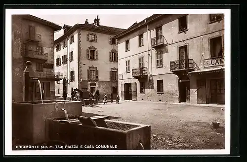 AK Chiomonte, Piazza e Casa Comunale