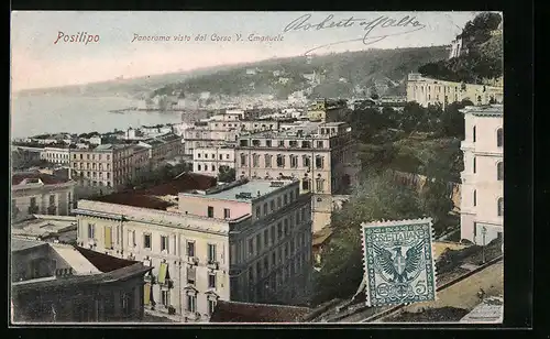 AK Posilipo, Panorama visto dal Corso V. Emanuele