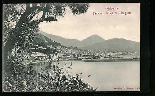 AK Salerno, Panorama della Citta e del Porto