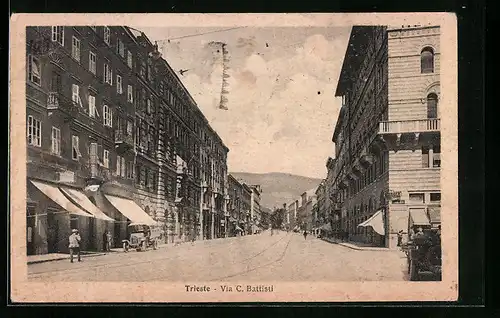 AK Trieste, Via C. Battisti