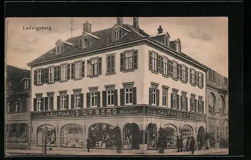 AK Ludwigsburg, Kaufhaus G. F. Berg