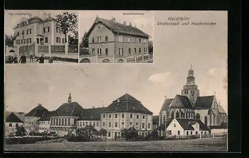 AK Kaisheim, Strafanstalt und Klosterkirche, Königliches Forstamt, Beamtenhaus