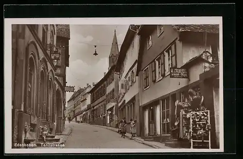 AK Edenkoben, Partie in der Tanzstrasse