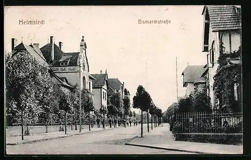 AK Helmstedt, Villen in der Bismarckstrasse