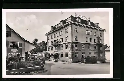 AK Scheidegg /Allgäu, Hotel Post